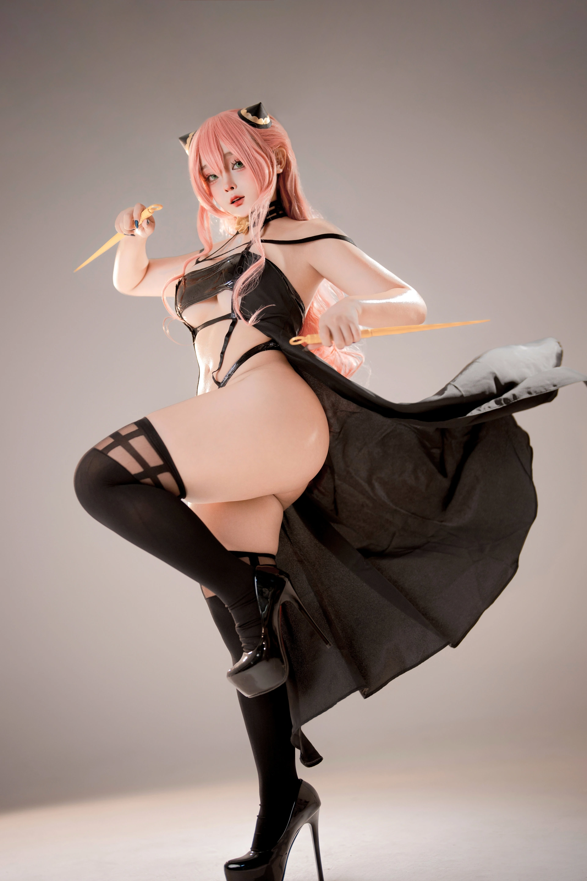 Sayo Momo – NO.086 Anya Forger アーニャ Latex Suit Assassin 2