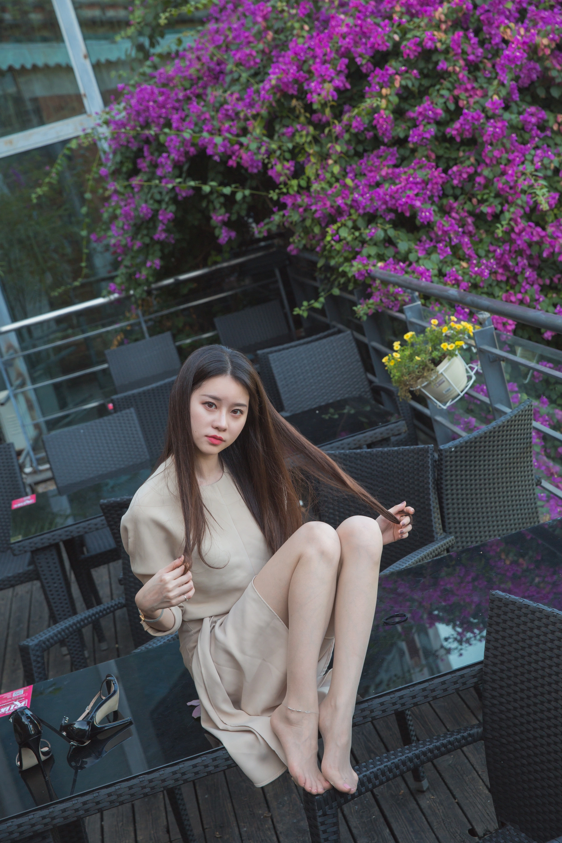 020.Sia不吃鱼 – 微密圈 风衣玉足 0